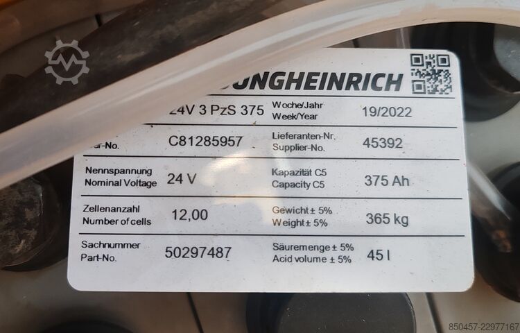 Horizontal Order Pickers Jungheinrich ECC 210 3.2m/ 1031mh/ 2022y