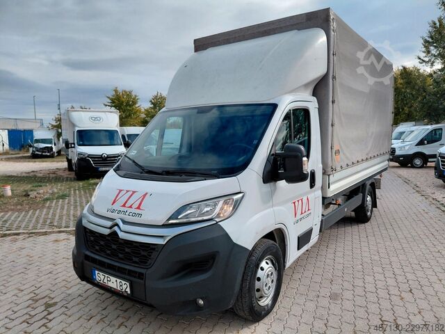 Curtain sider van Citroën Jumper 35 Heavy L4 2.2 Hdi 165