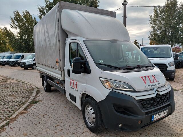 Curtain sider van Citroën Jumper 35 Heavy L4 2.2 Hdi 165