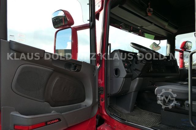 LKW mit Pritsche (offen) SCANIA R500 Pritsche Kran Baustoffanhänge