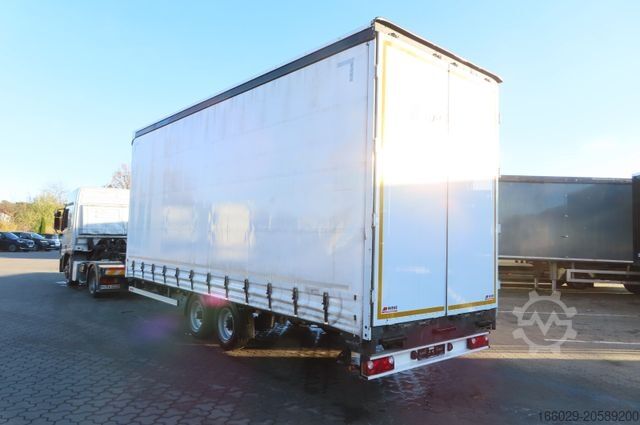 Anhänger mit Pritsche & Plane  Wiese Tandem Planenanhänger