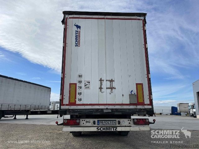 Open semitrailer with tarp Schmitz Cargobull Curtainsider Mega