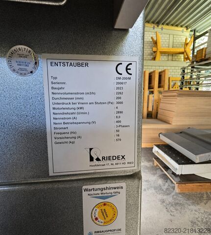 Dust extractor Riedex DM-200