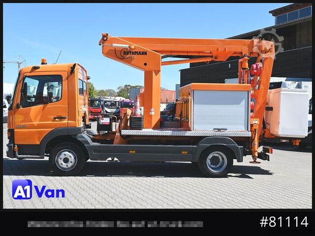 Van MERCEDES-BENZ Atego 815 Hubarbeitsbühne Ruthmann TK145, Klima