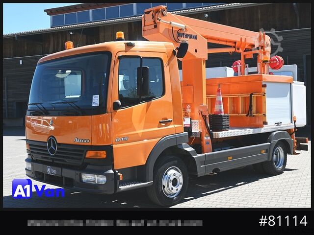 Van MERCEDES-BENZ Atego 815 Hubarbeitsbühne Ruthmann TK145, Klima