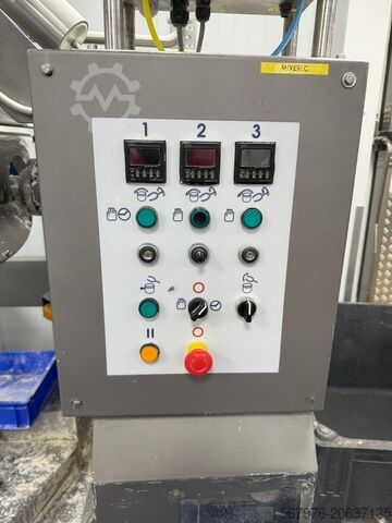 Fork kneader 3 x VMI 4440MAEHW 250kg Fork Mixers