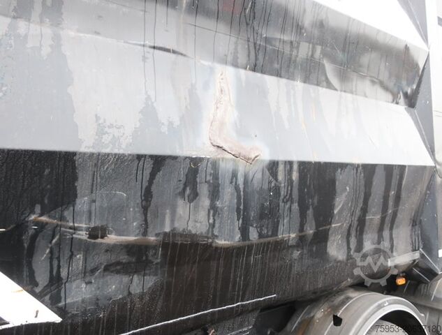 Tipper semitrailer Stas S300CX 86m³ Ferrostar Steel Liftachse Schrottmulde