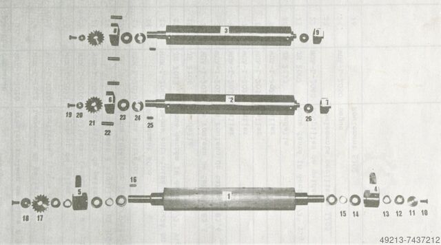 Vorschubwalzen KUPFERMÜHLE VUIN 605