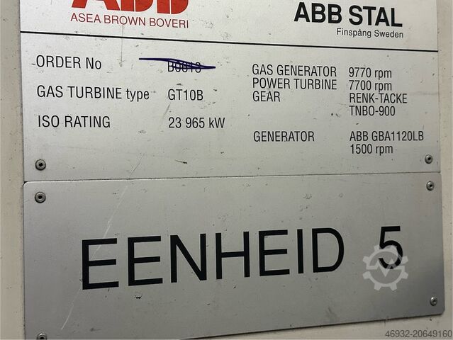 CHP - Gas turbine siemens SGT600