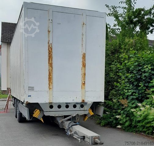Open trailer with tarp Tandem Schiebeplane*7,3 m*18 Pal.*2 to LBW*Alus
