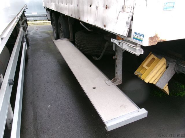 Open trailer with tarp Tandem Schiebeplane*7,3 m*18 Pal.*2 to LBW*Alus
