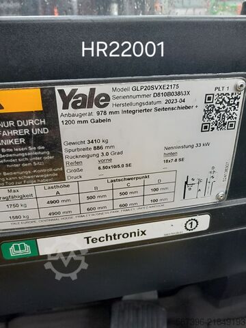 LPG Forklifts Yale GLP20SVX