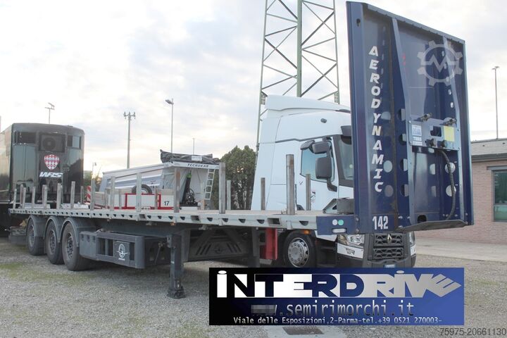 Offener Sattelauflieger aereodynamic semirimorchi pianali container usati