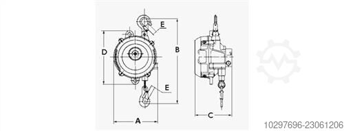 Balancer Trgf.14-18kg Seillänge - 1 ST  