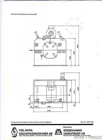 Multi rip saws ARIVislanda 509