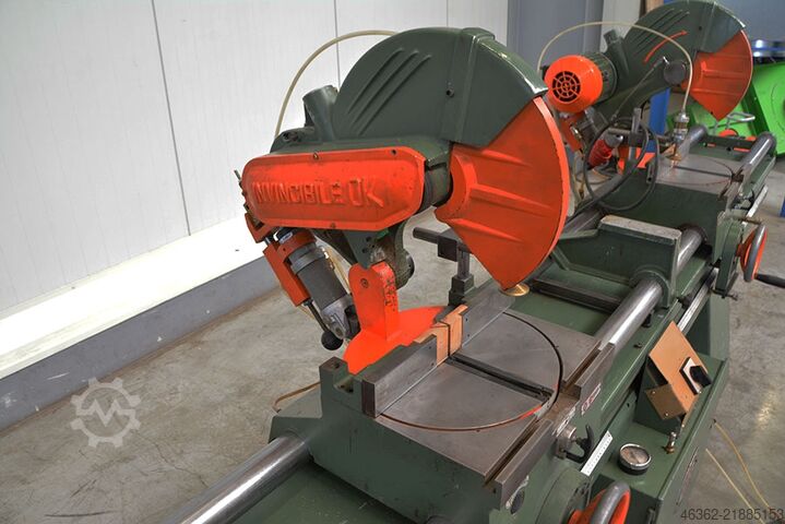 Circular saw with double shaft OMS INVINCIBLE OK 330 DWUPIŁA KĄTOWA