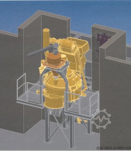 Stationary concrete mixing plant Pemat Planetenmischer Anlage PMPR 500