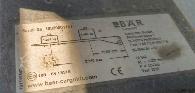 Open semitrailer with tarp SCHMITZ CARGOBULL SCS 24/L SpeedCurtain -LBW 3t.-RSAB-Lift