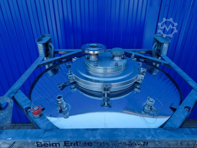 1000L Transportbehälter Edelstahl Tank Ucon