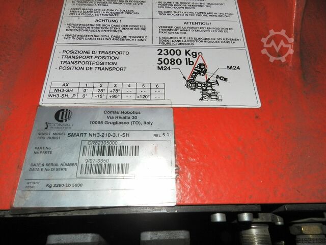 Industrial robot Comau Smart NH3-210-3.1-SH