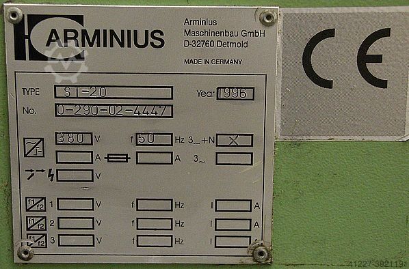 Profile edge grinding machine Arminius ST-20