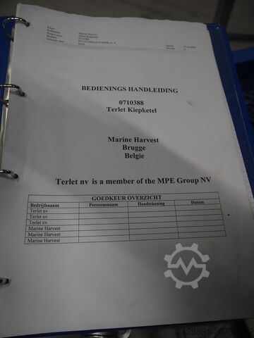 Kochkessel mit Mantel und Rührwerk Terlet