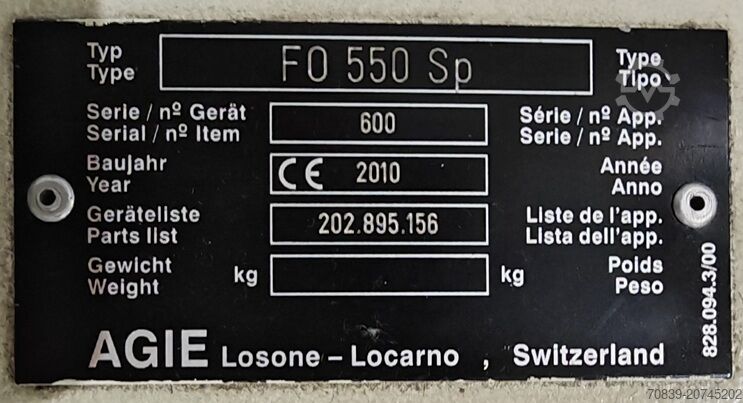 Senkerodiermaschine AGIE CHARMILLES Roboform 550 SP