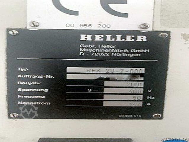CNC Milling Machine Heller RFK 20-2-800