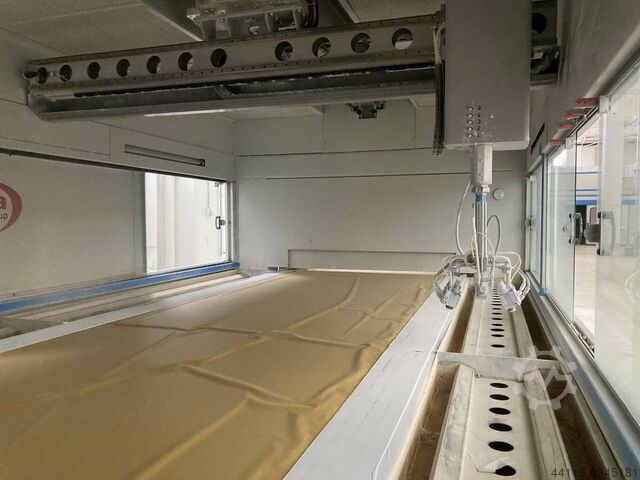 Lackier-Fertigbearbeitungsanlage CEFLA IBOTIC + PF-VL 6/7400 + GPAU/30