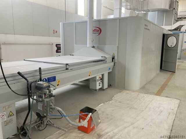Lackier-Fertigbearbeitungsanlage CEFLA IBOTIC + PF-VL 6/7400 + GPAU/30