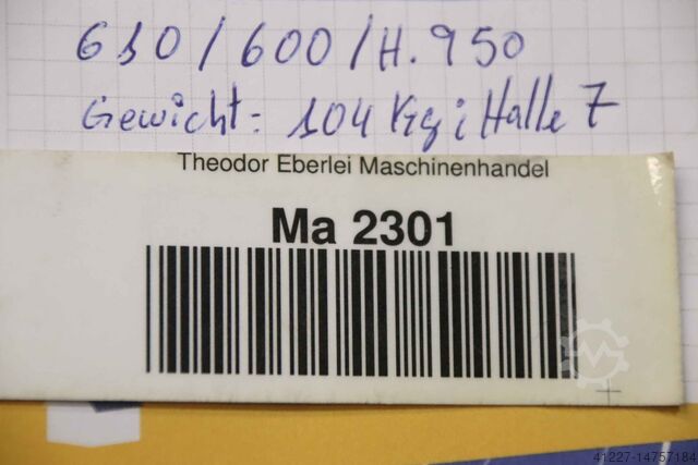 Schubladenschrank unbekannt 600/610/H950 mm