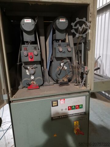 1100 mm Rollen- & Pad-Doppelbandschleifmaschine Sandingmaster CSB2 1100m/m wideTwin Belt Sander