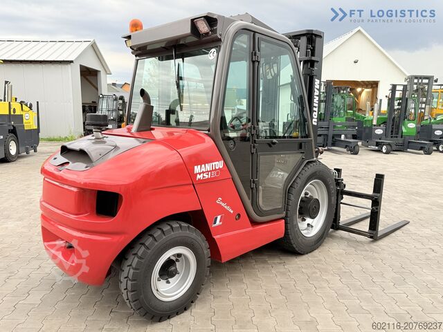 Gabelstapler fĂŒr unwegsames GelĂ€nde Manitou MSI30 / DIESEL / DUPLEX 3350 / CABIN