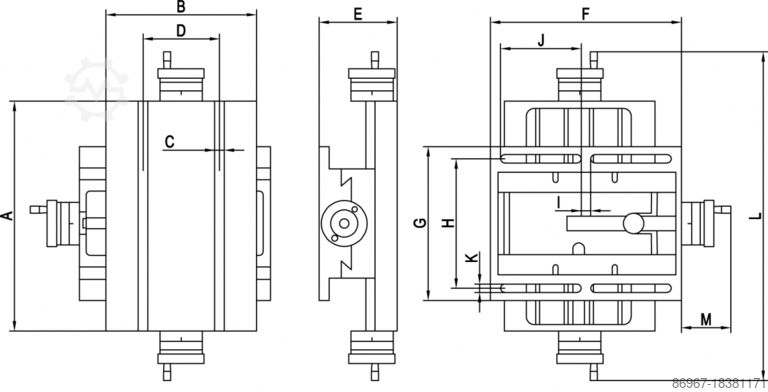Cross Table CORMAK Stół krzyżowy 475X154 mm CT475