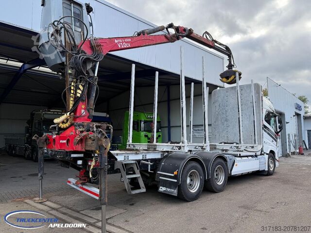 Holztransporter Volvo FH 650 6x4, FTG V1000X.81 Houtkraan