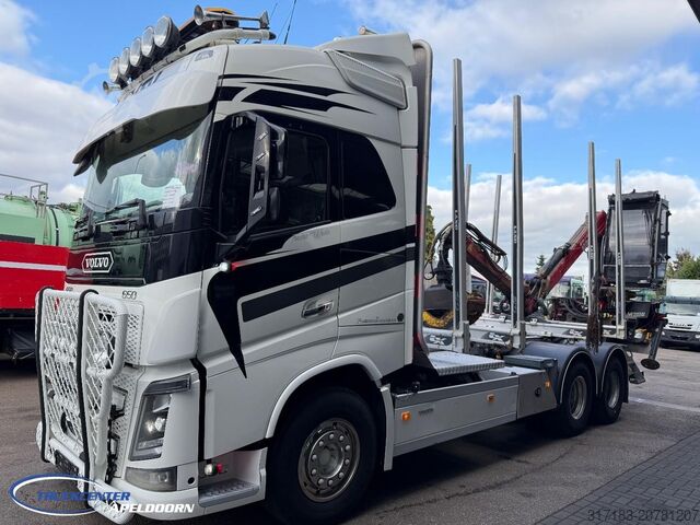 Holztransporter Volvo FH 650 6x4, FTG V1000X.81 Houtkraan