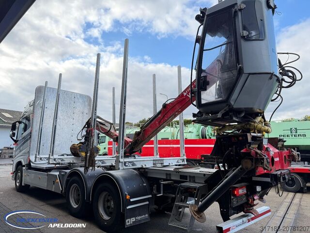 Holztransporter Volvo FH 650 6x4, FTG V1000X.81 Houtkraan