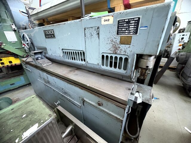 Hydraulic guillotine shear Fischer Tafelschere