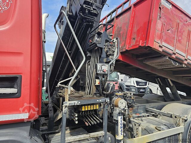 Kipper mit Kran SCANIA G400 8X4*4 HIAB 211EP-3