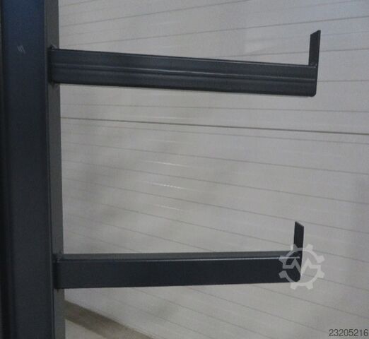Cantilever rack 3,91 lfm. Kragarmregal doppelseitig Langgutregal 200 cm Hoch
