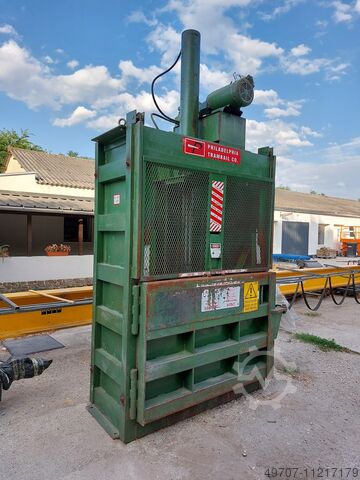 Vertikalballenpresse, Papierballenpresse Philadelphia  Tramrail  5000HD 30ton
