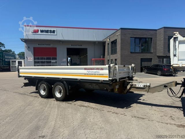 Tipper truck IVECO 140E250 Kipper mit HIAB Kran inklusive Anhänger