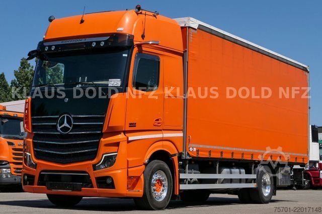 LKW mit Pritsche & Plane MERCEDES-BENZ Actros 1853  Edition 1 GigaSpace LBW Euro 6