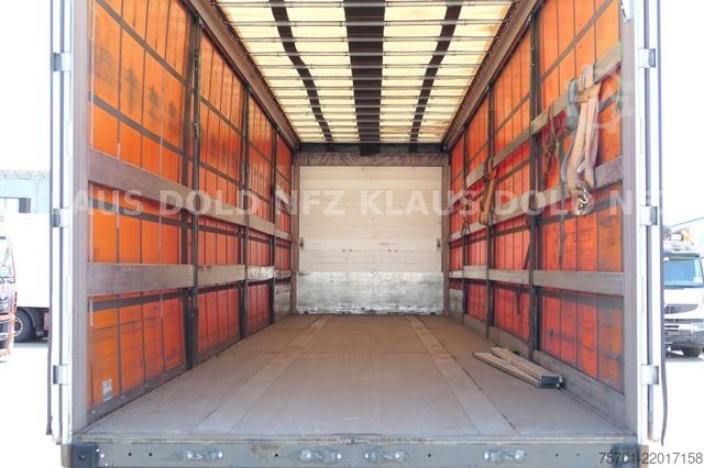 Open semitrailer with tarp SCHWARZMÜLLER SPA 3/E Pritsche safety-roof Edscha Liftachse