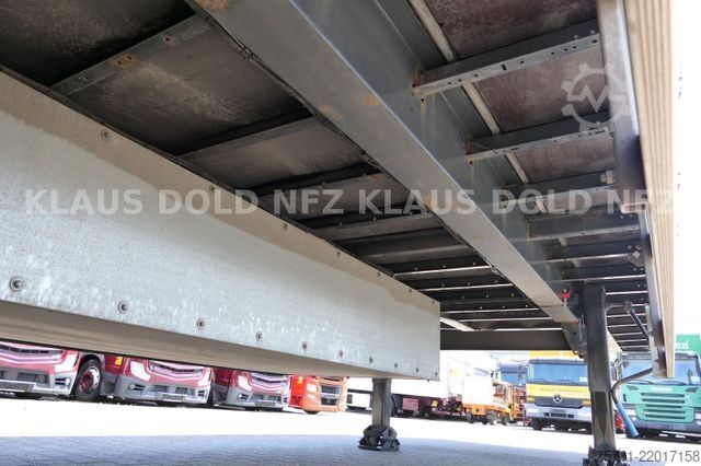 Open semitrailer with tarp SCHWARZMÜLLER SPA 3/E Pritsche safety-roof Edscha Liftachse