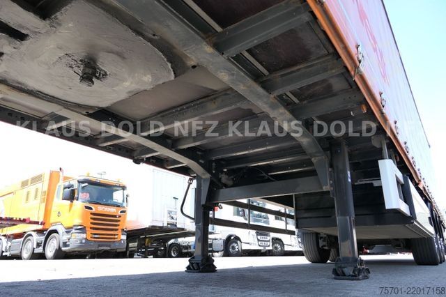 Open semitrailer with tarp SCHWARZMÜLLER SPA 3/E Pritsche safety-roof Edscha Liftachse