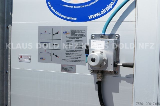 Open semitrailer with tarp SCHWARZMÜLLER SPA 3/E Pritsche safety-roof Edscha Liftachse