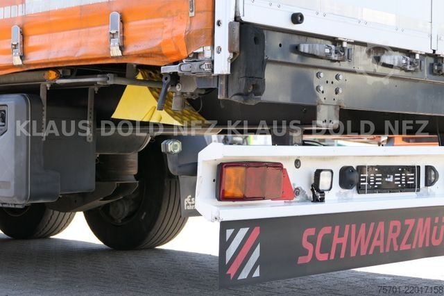 Open semitrailer with tarp SCHWARZMÜLLER SPA 3/E Pritsche safety-roof Edscha Liftachse