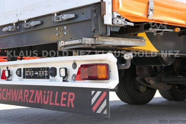 Open semitrailer with tarp SCHWARZMÜLLER SPA 3/E Pritsche safety-roof Edscha Liftachse