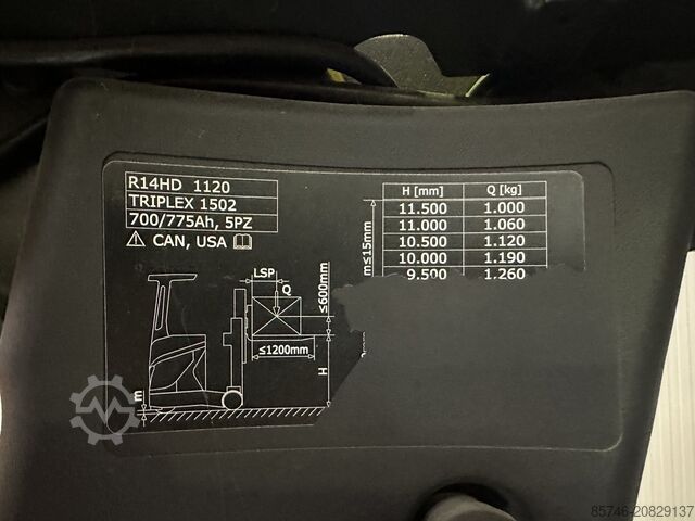 R 14 HD * Triplex FFL !! LINDE R 14 HD * Triplex FFL !!